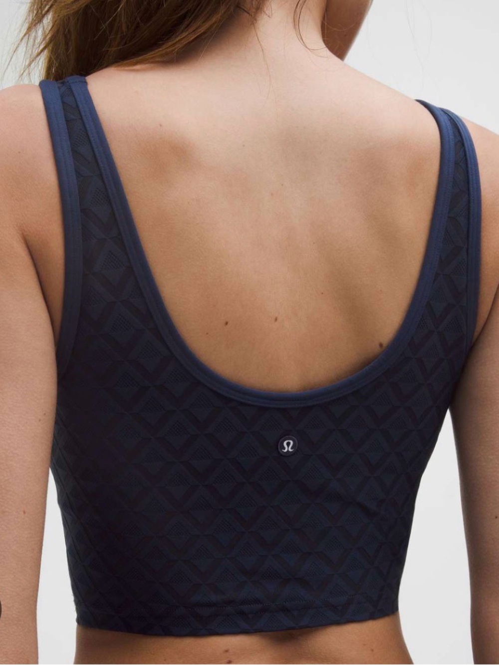 Lululemon textured mesh tennis sports bra